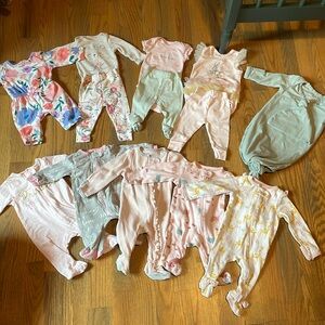 Newborn girl lot